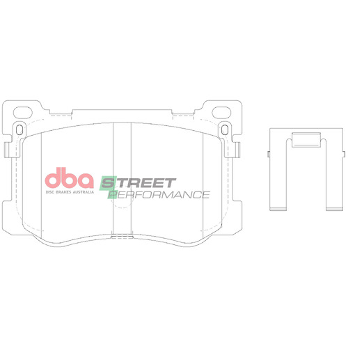 DBA Front Street Performance Brake Pads DB15021SP