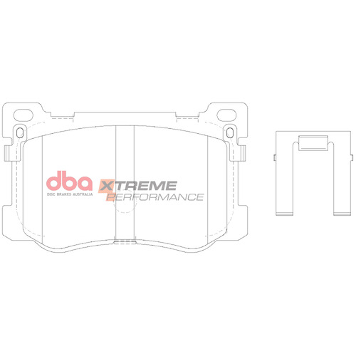 DBA Front Xtreme Performance Brake Pads