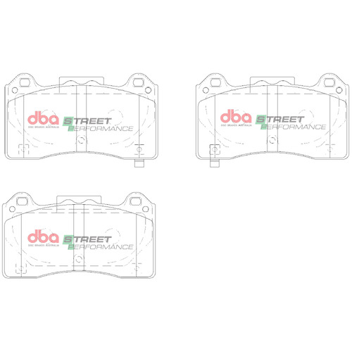 DBA Front Street Performance Brake Pads DB15025SP