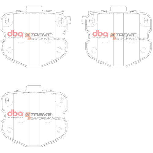 DBA Rear Xtreme Performance Brake Pads