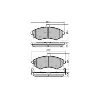 Budget Front Brake Disc Pads DB1503 DB1503