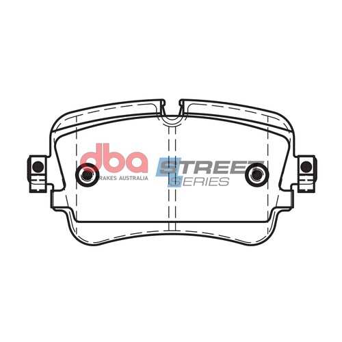 DBA Rear Street Series Brake Pads DB15031SS