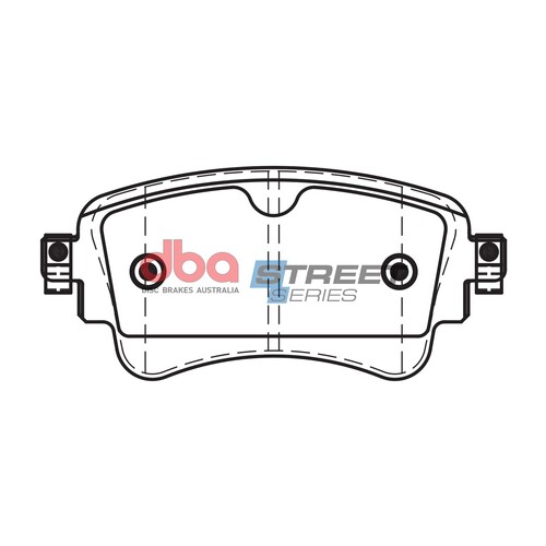 DBA Rear Street Series Brake Pads DB15032SS
