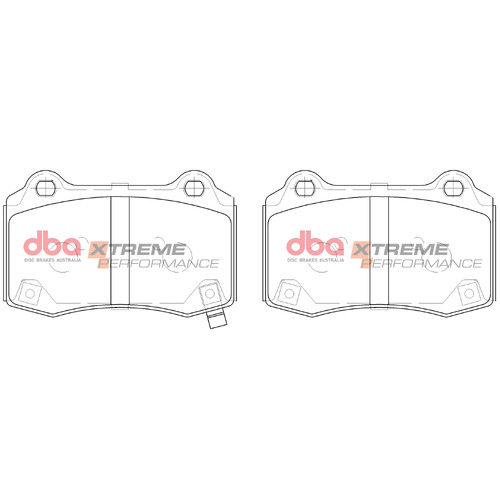 DBA Rear Xtreme Performance Brake Pads