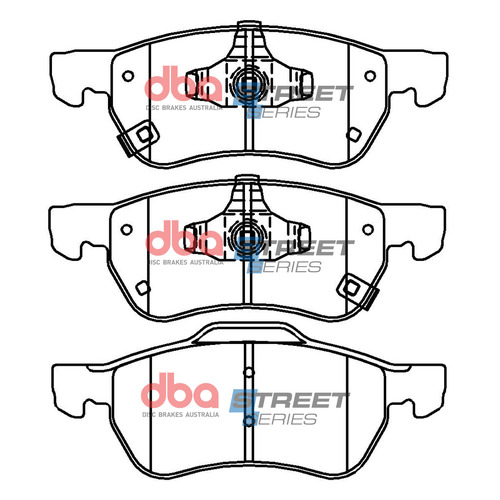DBA Front Street Series Brake Pads DB15064SS