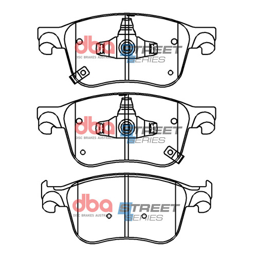 DBA Front Street Series Brake Pads DB15087SS