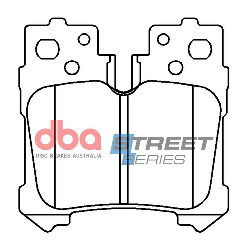 DBA Rear Street Series Brake Pads DB15105SS