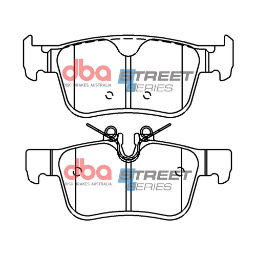 DBA Rear Street Series Brake Pads DB15117SS