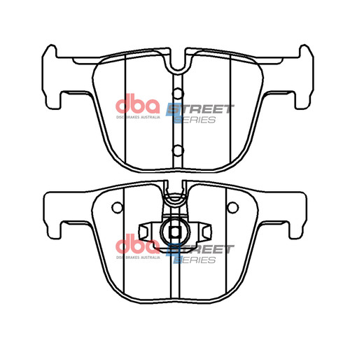 DBA Rear Street Series Brake Pads DB15126SS