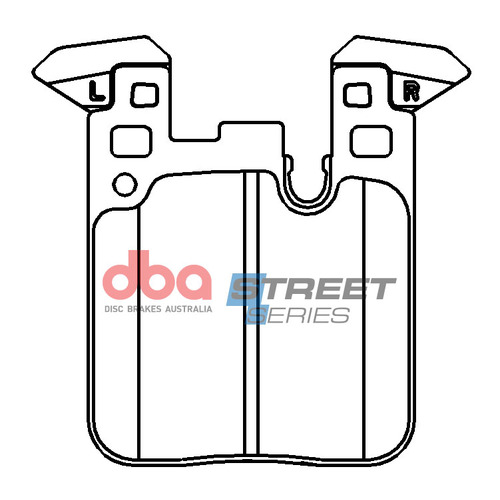 DBA Rear Street Series Brake Pads DB15127SS
