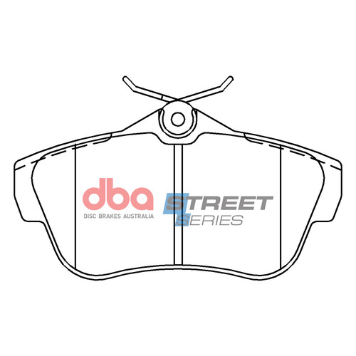 DBA Rear Street Series Brake Pads DB15132SS