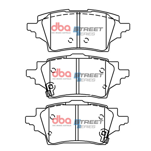 DBA Rear Street Series Brake Pads DB15137SS