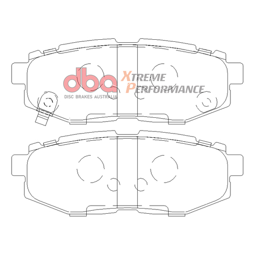 DBA Rear Xtreme Performance Brake Pads DB1789XP DB1789