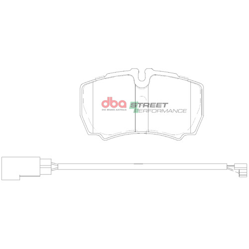 DBA Rear Street Performance Brake Pads DB1955SP DB1955