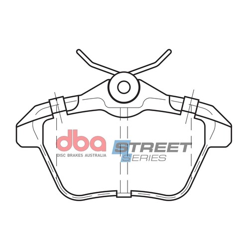 DBA Rear Street Series Brake Pads DB2038SS DB2038