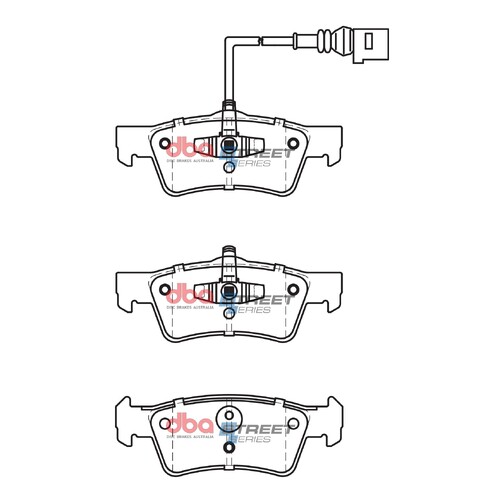 DBA Rear Street Series Brake Pads DB2201SS DB2201