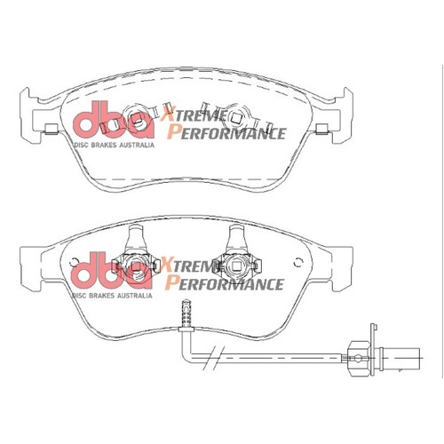 DBA Front Xtreme Performance Brake Pads DB2202XP DB2202