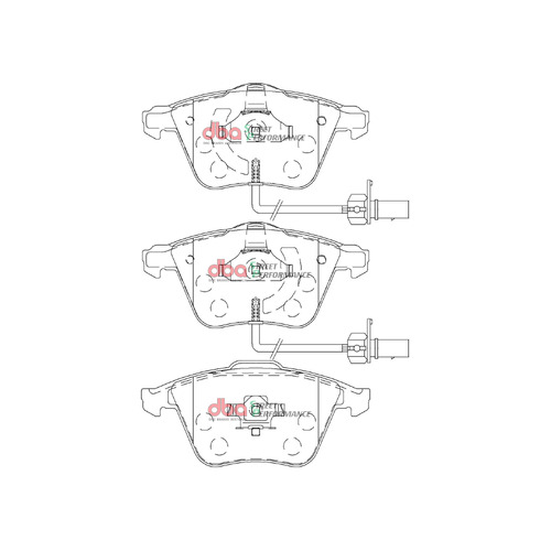 DBA Front Street Performance Brake Pads DB2210SP DB2210