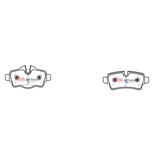 DBA Rear Street Series Brake Pads DB2214SS DB2214