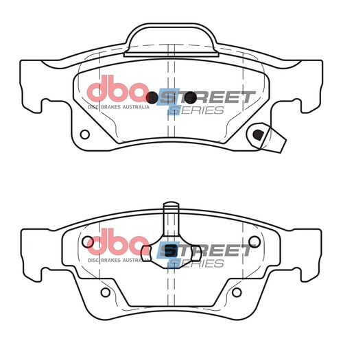 DBA Rear Street Series Brake Pads DB2217SS DB2217