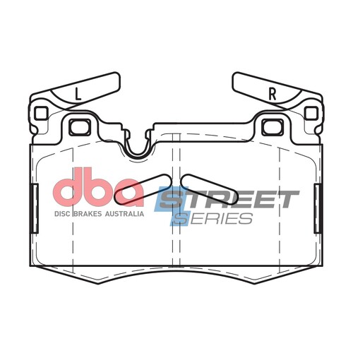 DBA Front Street Series Brake Pads DB2222SS DB2222