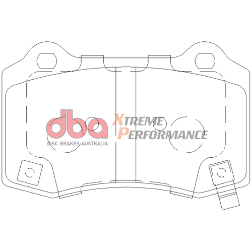 DBA Rear Xtreme Performance Brake Pads DB2260XP DB2260
