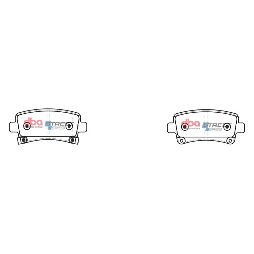 DBA Rear Street Series Brake Pads DB2264SS DB2264