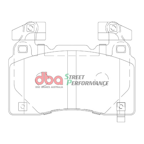 DBA Front Street Performance Brake Pads DB2358ASP
