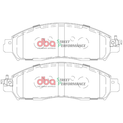 DBA Front Street Performance Brake Pads DB2374SP DB2374