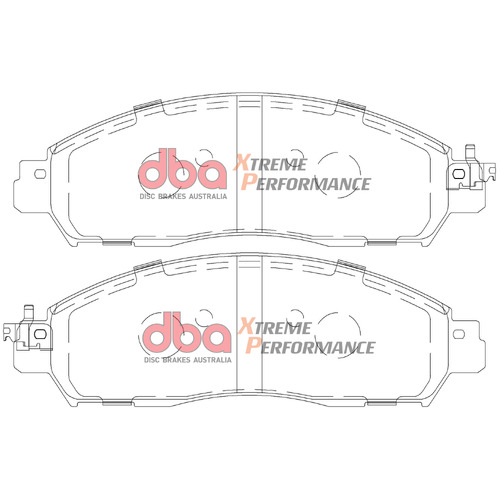 DBA Front Xtreme Performance Brake Pads DB2374XP DB2374