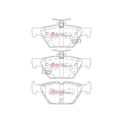 DBA Rear Street Performance Brake Pads DB2398SP DB2398
