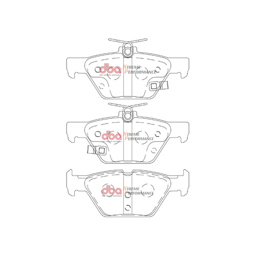 DBA Rear Xtreme Performance Brake Pads DB2398XP DB2398