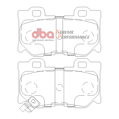 DBA Rear Xtreme Performance Brake Pads DB2401XP DB2401
