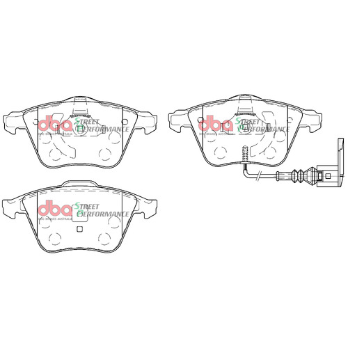 DBA Front Street Performance Brake Pads DB2402SP DB2402