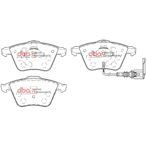 DBA Front Xtreme Performance Brake Pads DB2402XP DB2402