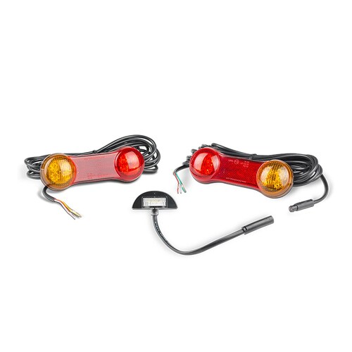 LED Auto Lamps Budget LED Trailer Lamp and 5M Cable Kit - Stop, Tail, Indicator, Reflector and Licence Plate Lamp with 3M Double-Sided Tape Mount (DB2