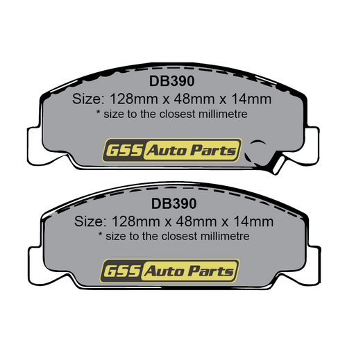 Budget Front Brake Disc Pads DB390 DB390