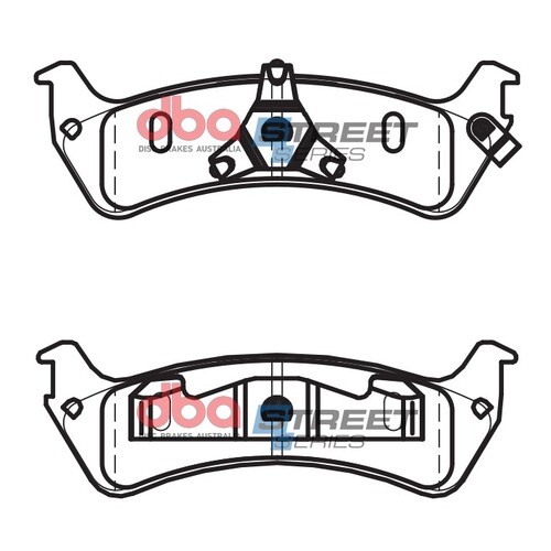 DBA Rear Street Series Brake Pads DB7545ASS DB2171 / 7545A