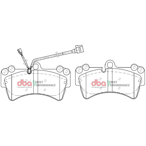 DBA Front Street Performance Brake Pads DB7878SP
