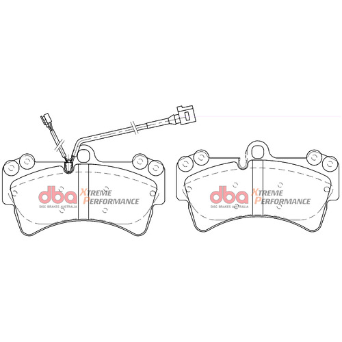 DBA Front Xtreme Performance Brake Pads DB7878XP