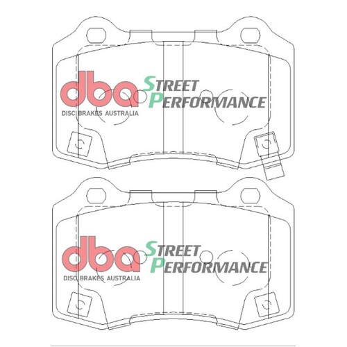 DBA Rear Street Performance Brake Pads DB8805SP