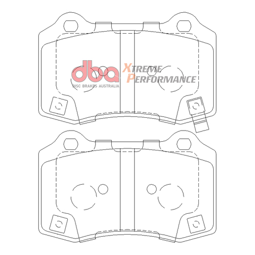 DBA Rear Xtreme Performance Brake Pads DB8805XP