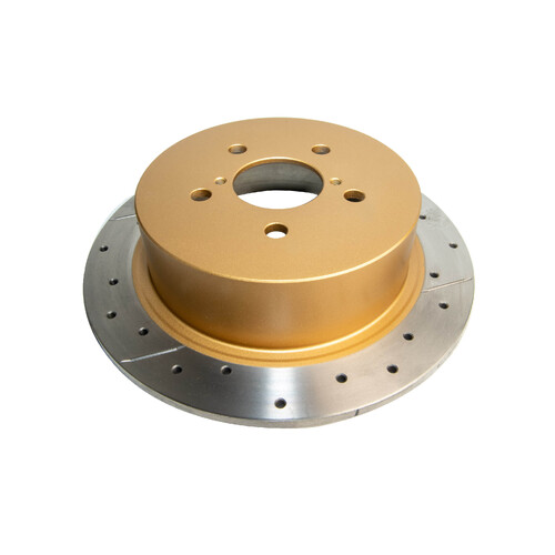 DBA Street Gold Crossdrilled/slotted Sld DBA2661X