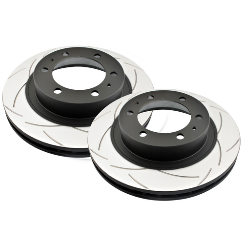 DBA Front Street Series T2 Slotted Brake Rotors (pair) DBA2716S-2 