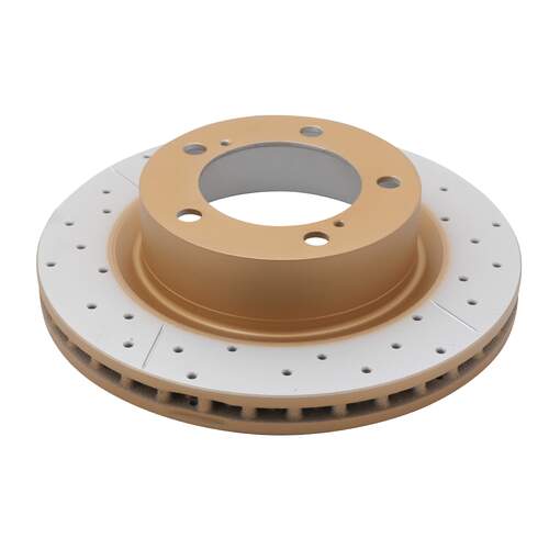 DBA En-shield And Gold Cross-drilled/slotted Kp DBA2722EX