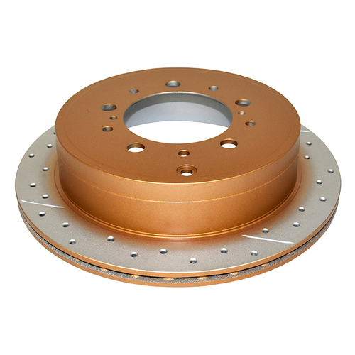 DBA To Be Replaced By Dba2723x En-shield And Gold Cross-drilled/slotted Kp DBA2723EX