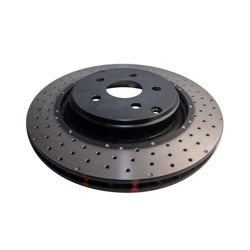 DBA 4000 Series Cross Drilled & Dimpled Brake Rotor (1) DBA42074XD