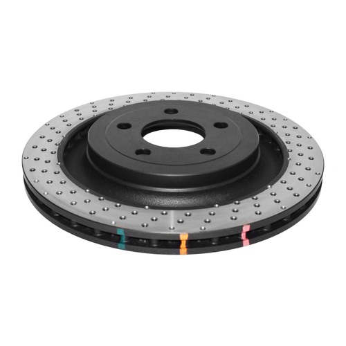 DBA 4000 Series Cross Drilled & Dimpled Brake Rotor (1) DBA42165XD