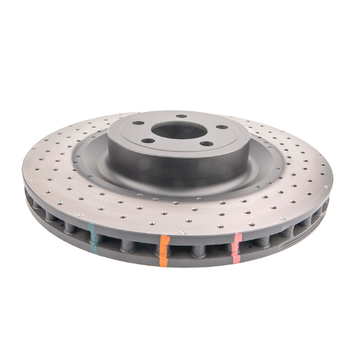 DBA 4000 Series Cross Drilled & Dimpled Brake Rotor (1) DBA42166XD
