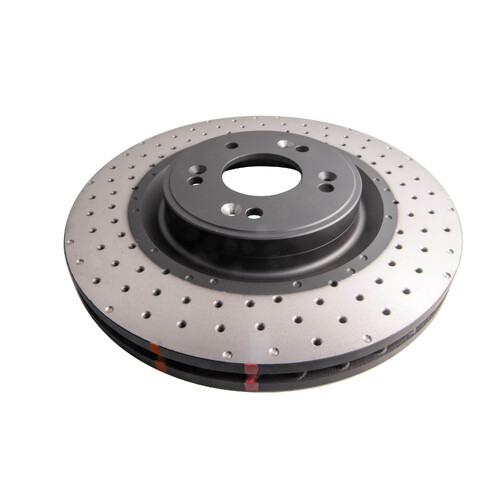 DBA 4000 Series Cross Drilled & Dimpled Brake Rotor (1) DBA42482XD